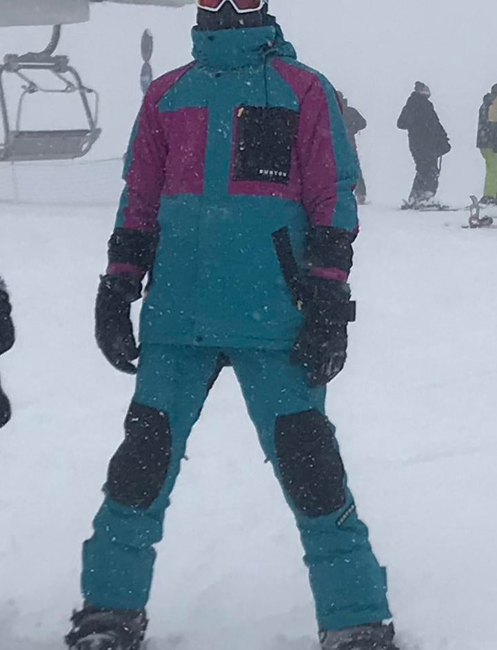 Burton Snowboard of ski Jas en broek ak reserve, Ophalen of Verzenden, Zo goed als nieuw, Maat 48/50 (M), Jack