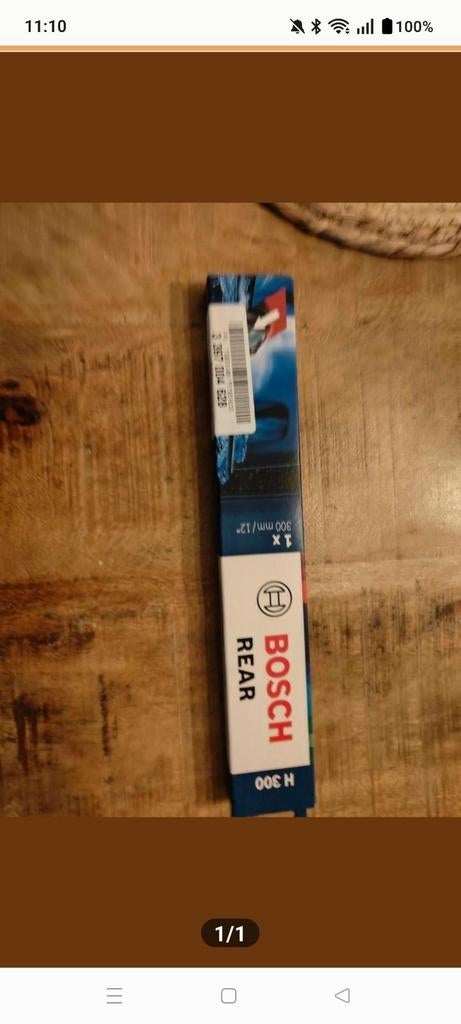 Nieuwe 300mm Ruitenwisser Peugeot 107 Achter, Auto-onderdelen, Ophalen of Verzenden, Nieuw, Peugeot