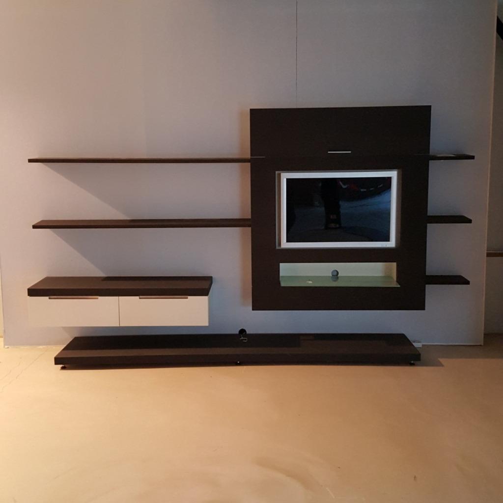 Topform wandkast/tv meubel Artic, Ophalen, 250 tot 300 cm, Nieuw, Minder dan 100 cm