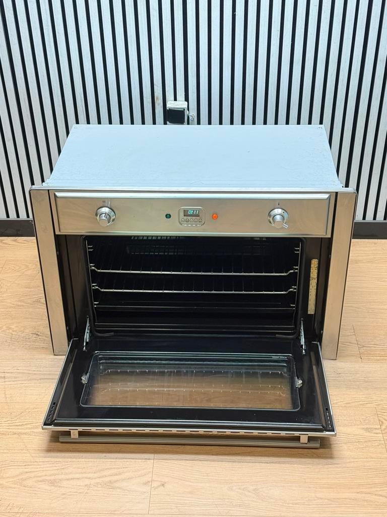 Luxe Boretti inbouwoven RVS multifunctioneel 90x60 cm, Witgoed en Apparatuur, Ovens, Hete lucht, Fornello Esperta, Ophalen of Verzenden