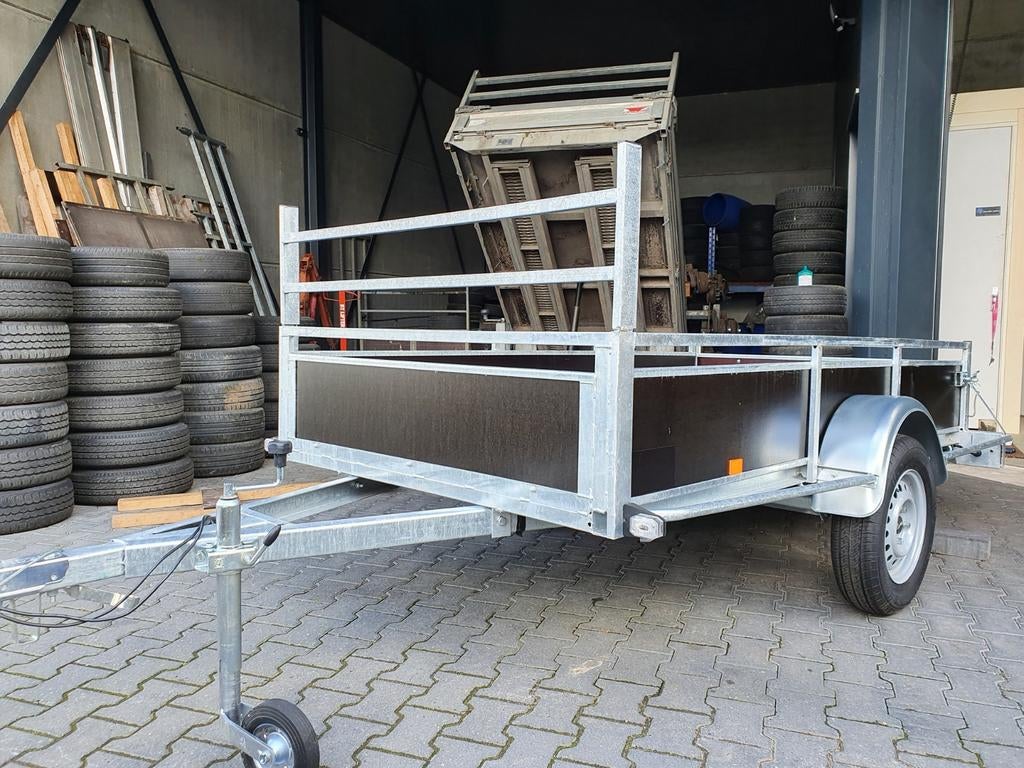 enkelas 750kg Ongeremd  nieuw 256 x135 nu 899euro, Ophalen of Verzenden
