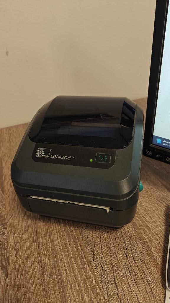 Zebra GK420D USB-printer, Computers en Software, Labelprinters, Ophalen, Zo goed als nieuw, Etiket, Zebra printer