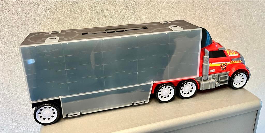 Dickie Toys Vrachtwagen Koffer, Kinderen en Baby's, Speelgoed | Speelgoedvoertuigen, Ophalen of Verzenden, Zo goed als nieuw