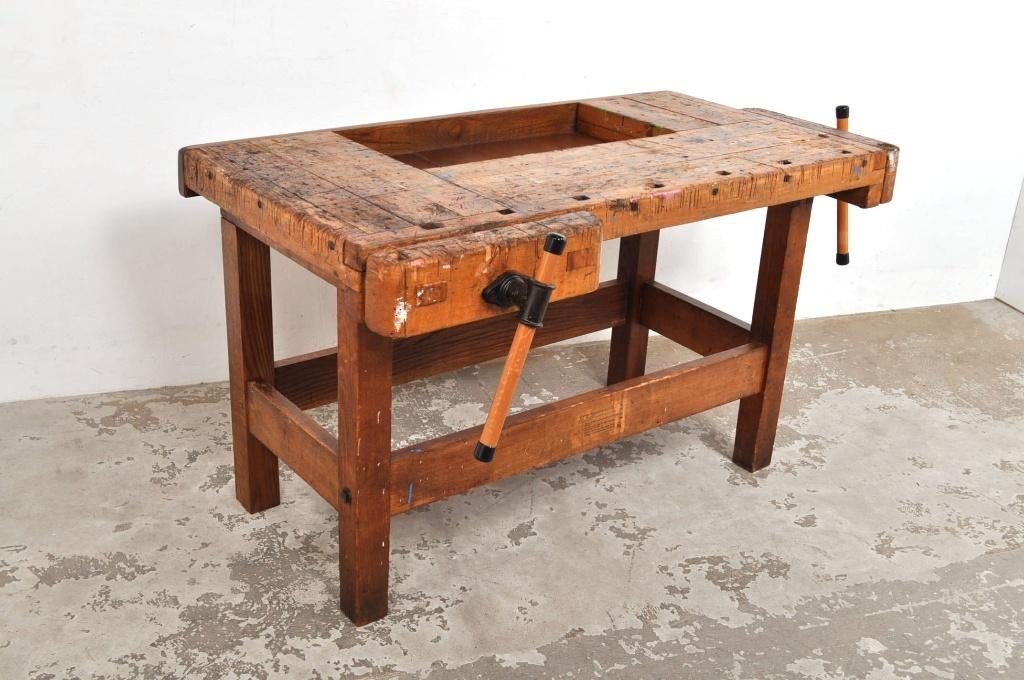 Div industrieel dressoir kookeiland werkbank ladekast TOF, Gebruikt, Metaal, 3 of 4 laden, Minder dan 100 cm