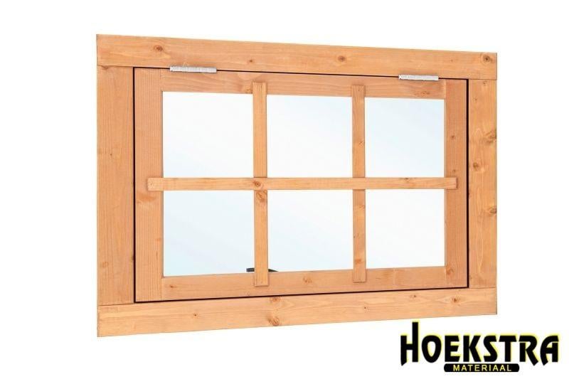 Douglas Uitzetraam | 900x700mm |, Doe-het-zelf en Verbouw, Kozijnen en Schuifpuien, Raamkozijn, Nieuw, Minder dan 75 cm, Inclusief glas