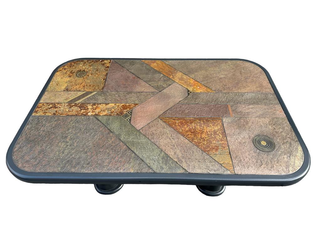 Stenen vintage coffeetable, Huis en Inrichting, Ophalen, Gebruikt