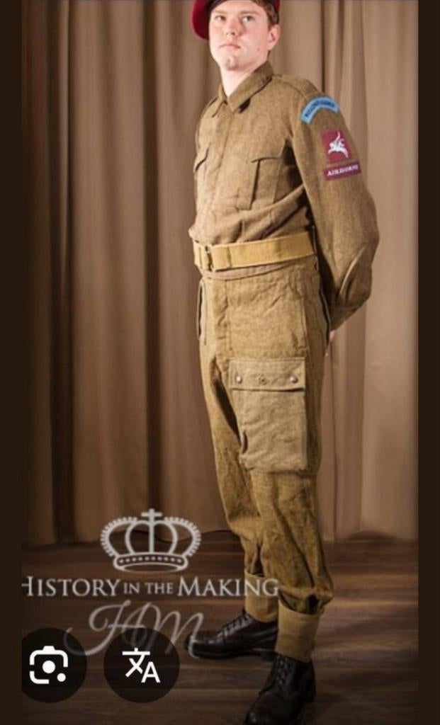 Op zoek naar een brits battledress uniform, Verzamelen, Ophalen of Verzenden, Landmacht, Engeland, Kleding of Schoenen
