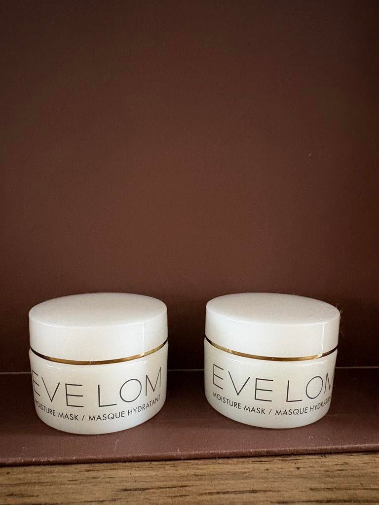 Eve Lom Moisture Mask 8ml €5,00 per stuk, Gehele gezicht, Wit, Nieuw, Ophalen of Verzenden