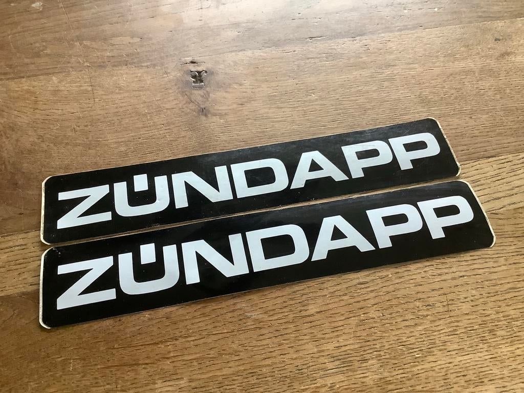 Zundapp NOS Stickerset 30 x 5,5 cm, Verzenden, Nieuw, Overige typen