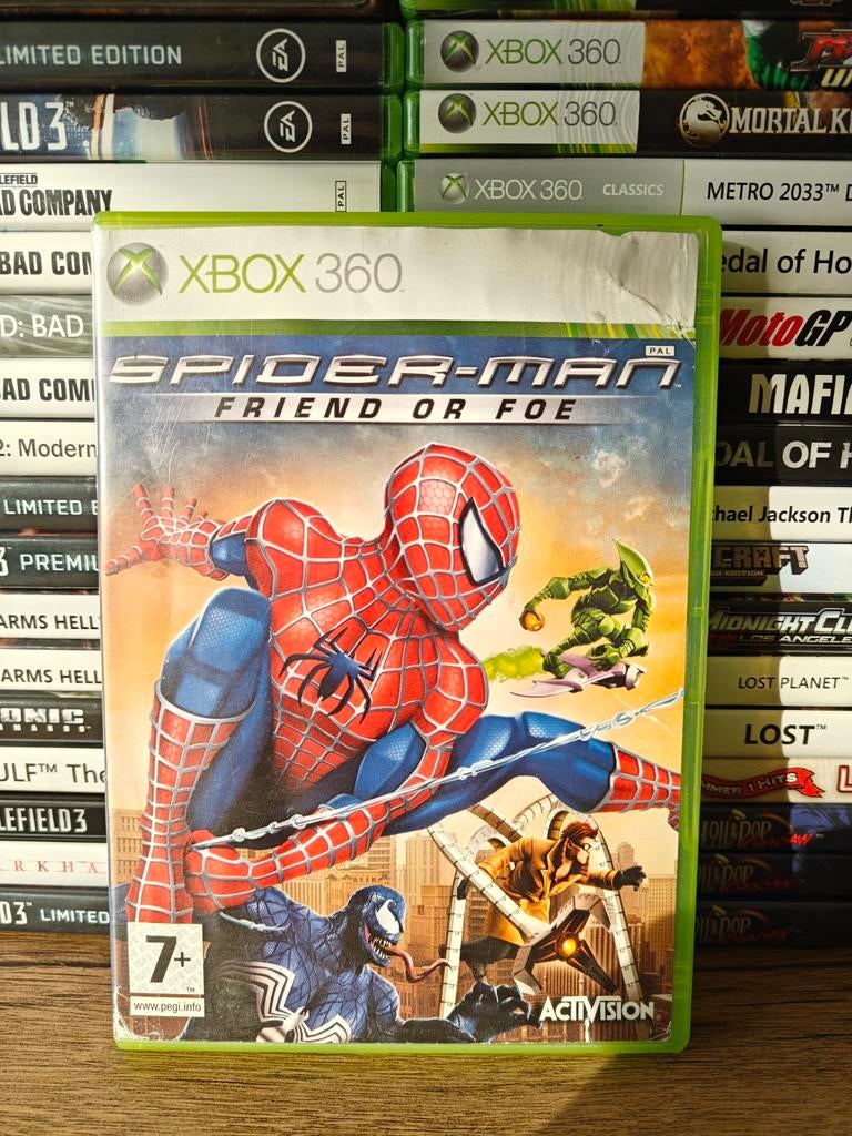 Spiderman friend or foe Xbox 360, Spelcomputers en Games, Kk, 1 speler, Jn, Ophalen of Verzenden