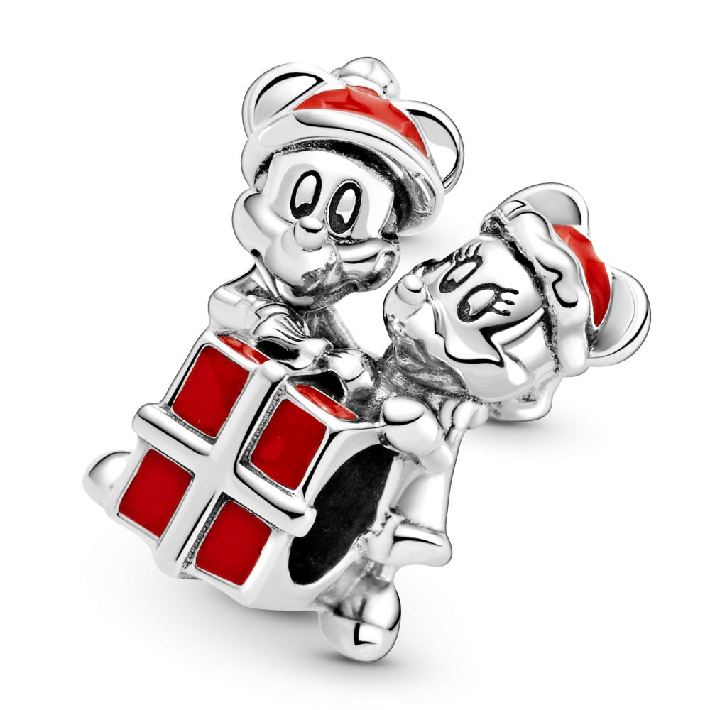 Pandora Bedel - Minnie & Mickey Mouse, Pandora, Ophalen of Verzenden, Zo goed als nieuw, 1 bedel