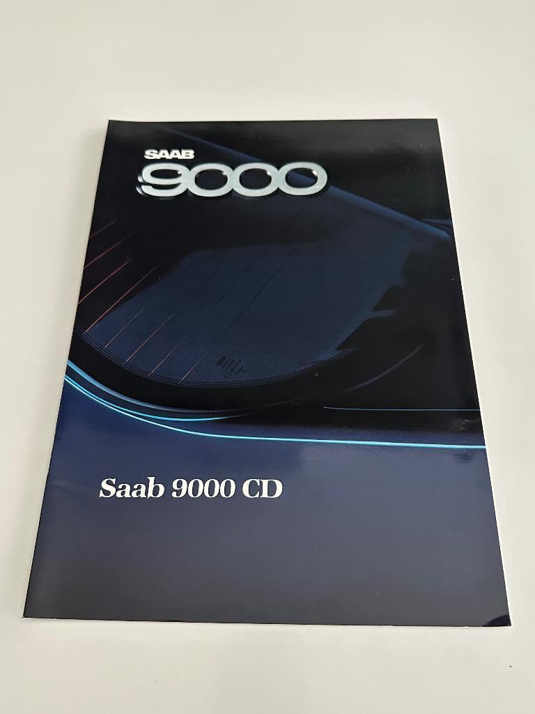 Folder SAAB 9000 CD 1988, Ophalen of Verzenden, Zo goed als nieuw, Overige merken