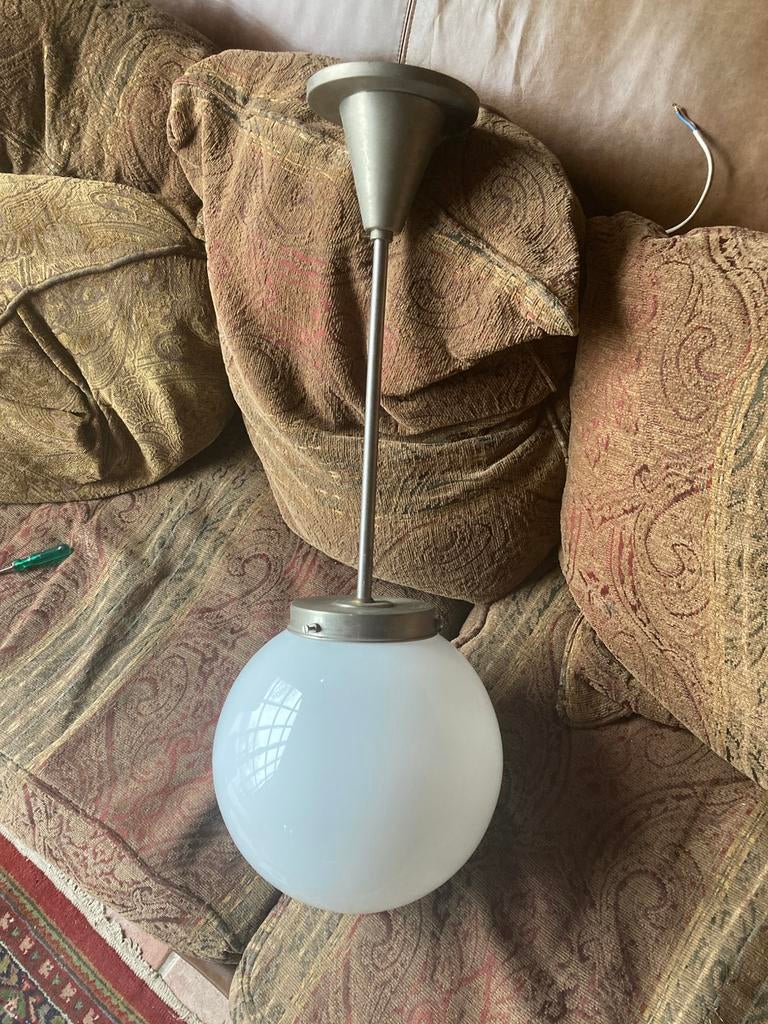 Giso Gispen hanglamp bol, Huis en Inrichting, Lampen | Hanglampen, Ophalen of Verzenden, Gebruikt, Glas, Minder dan 50 cm