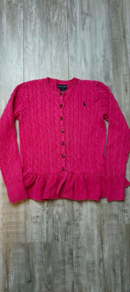 Ralph Lauren Cable Knit Cardigan - Vest - Kids - Trui, Gebruikt, Meisje, Trui of Vest, Ophalen of Verzenden