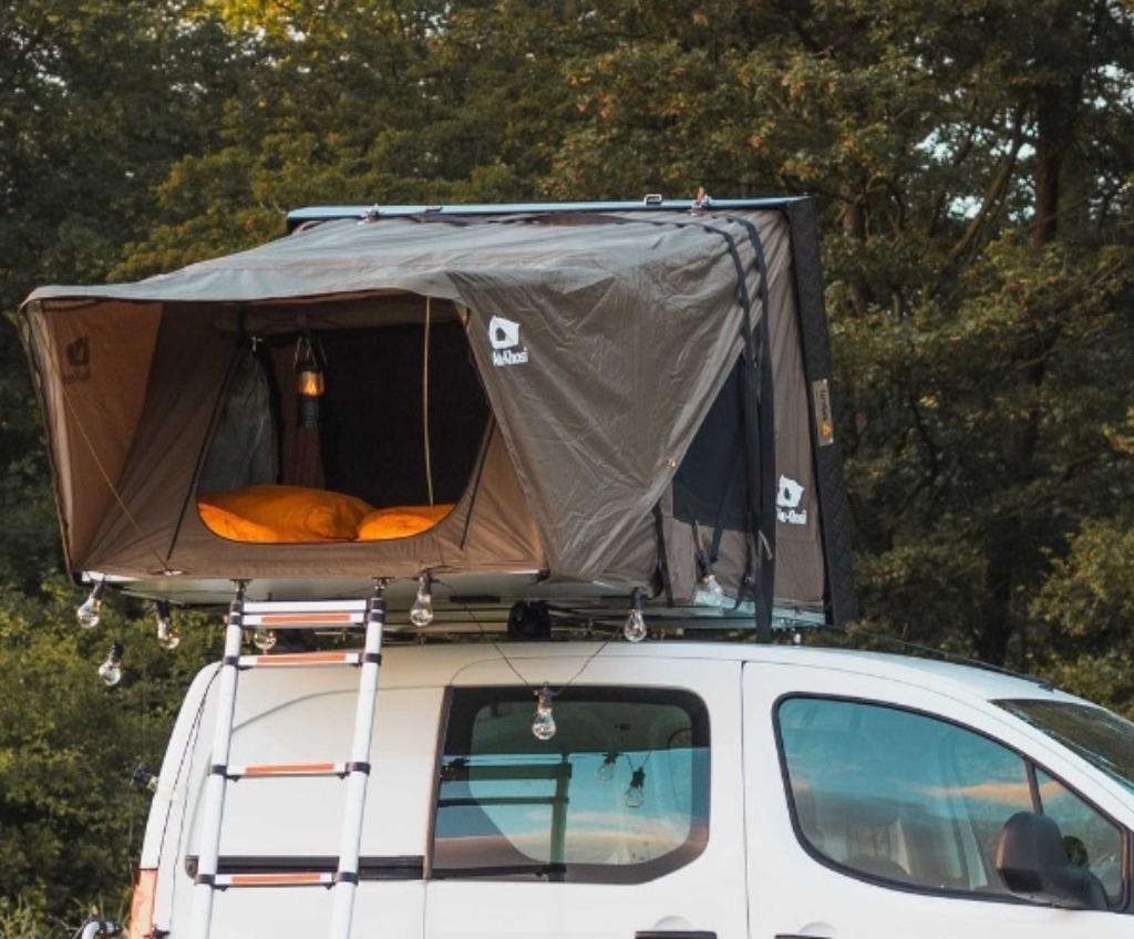 Daktent Aluminium Hardshell Alu-Khosi 150 Met Luifel, Caravans en Kamperen, Tenten, Ophalen, Nieuw, Tot en met 2