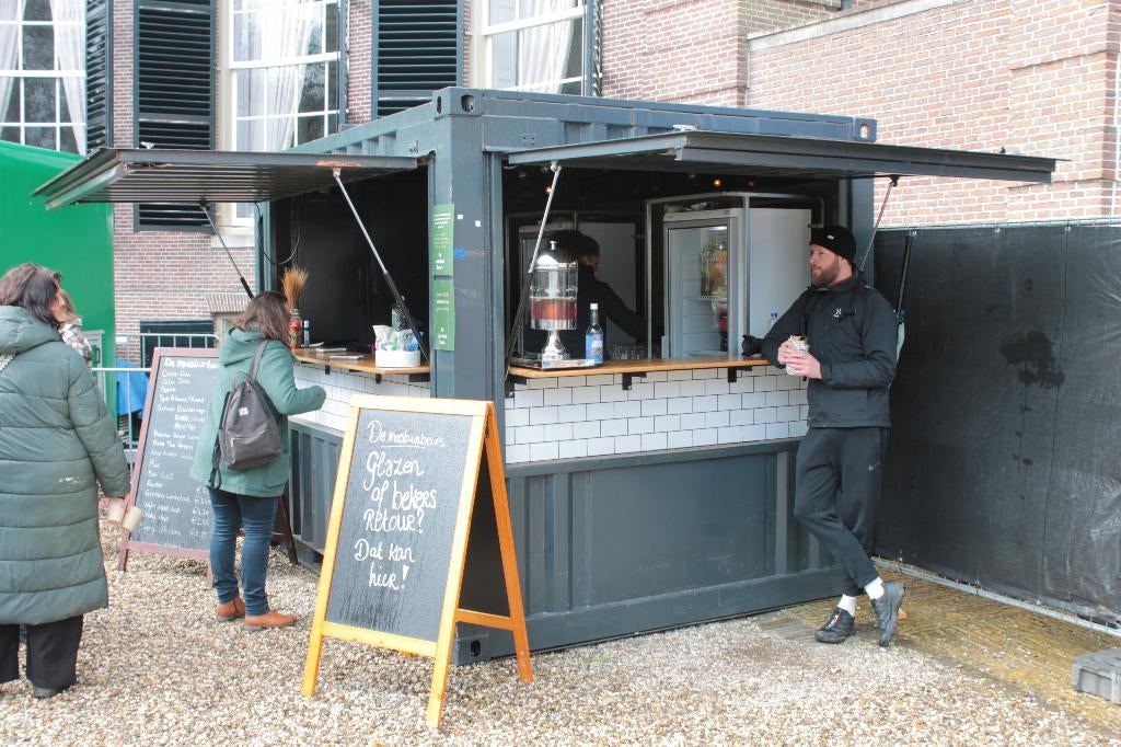 Container Bar huren! / Barcontainer te huur., Hobby en Vrije tijd, Feestartikelen | Verhuur, Zo goed als nieuw, Overige, Verzenden