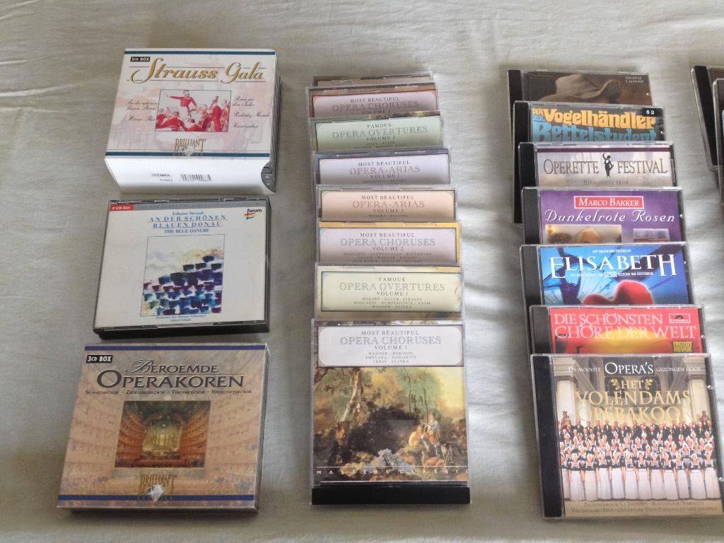 Diverse CD's klassieke en operette / operamuziek € 10,-, Ophalen of Verzenden, Zo goed als nieuw, Classicisme, Opera of Operette