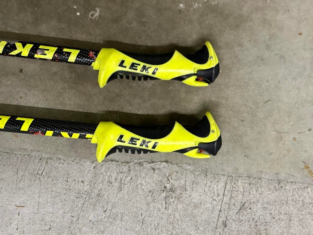 Leki Skistokken 90 cm met Trigger Systeem, Gebruikt, Stokken, Skiën, Salomon