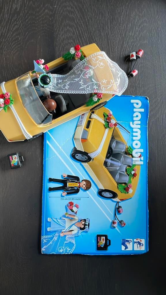 Trouwauto Playmobil 4307, Ophalen of Verzenden, Zo goed als nieuw