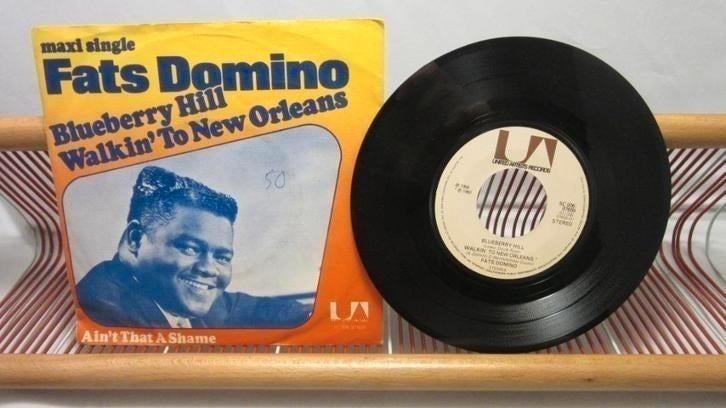 Fats Domino, Blueberry Hill - Walkin' To New Orleans (7"), Cd's en Dvd's, Vinyl Singles, Gebruikt, 7 inch, Single, Ophalen of Verzenden