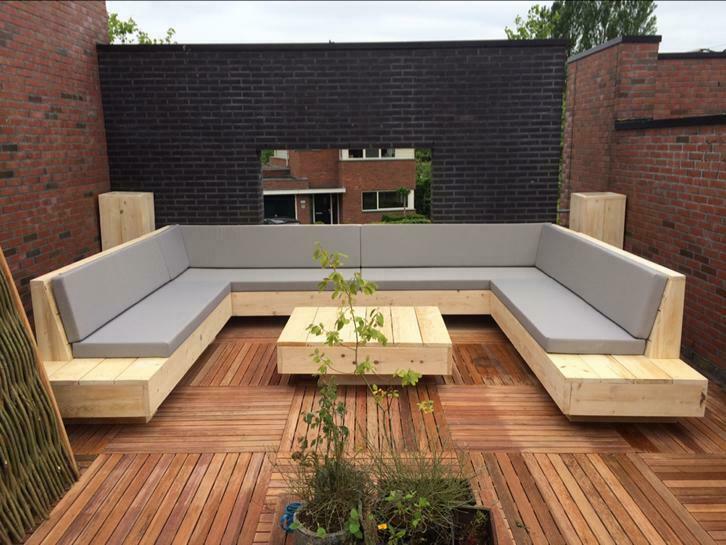 steigerhouten meubelen 100% maatwerk ! snelle levering, Tuin en Terras, Ophalen, Nieuw, Steigerhout, Bank