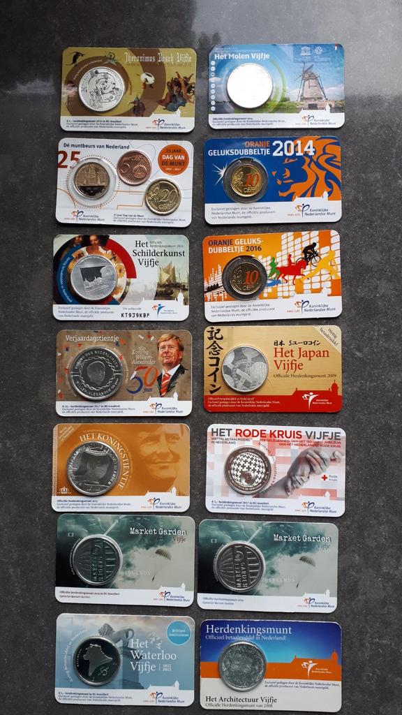 Coincards te koop, Ophalen of Verzenden, Nederland, Munten