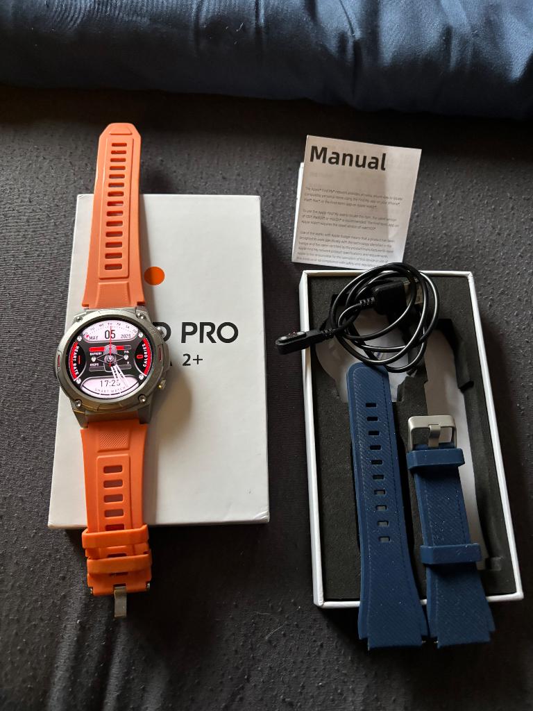 Gard Pro Ultra 2+ sport/smart watch, Sieraden, Tassen en Uiterlijk, Smartwatches, Hoogte, Ophalen of Verzenden, Zo goed als nieuw