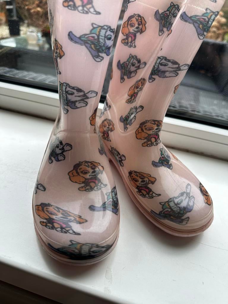 2 paar kaplaarsjes roze maat 30/31 en de blauwe 26/27, Ophalen, Meisje, Laarzen