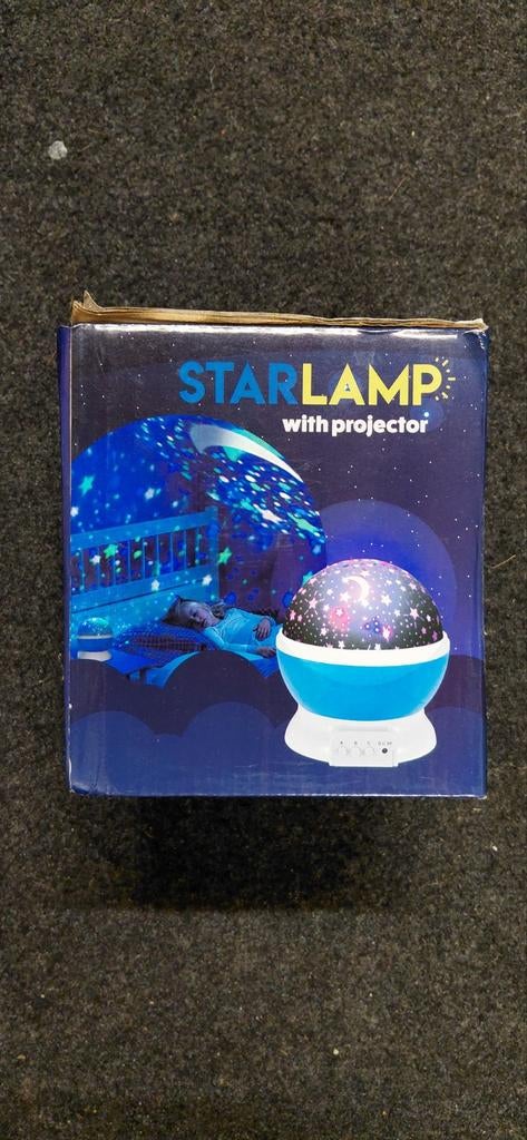 Nachtlamp met sterrenprojector, Ophalen of Verzenden, Nieuw