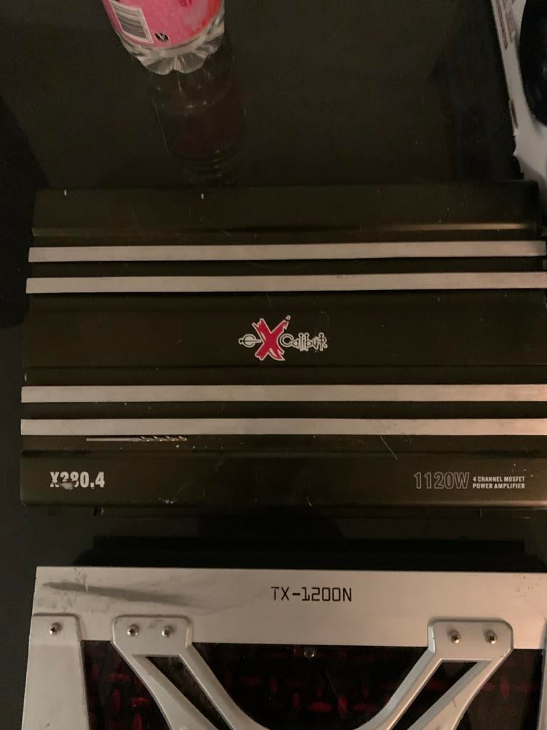 Caliber X290.4 Versterker - 1120W MOSFET, Ophalen of Verzenden, Gebruikt