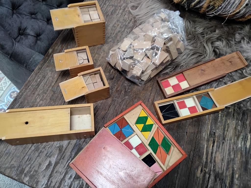Oude houten spellen, Antiek en Kunst, Antiek | Speelgoed, Ophalen of Verzenden