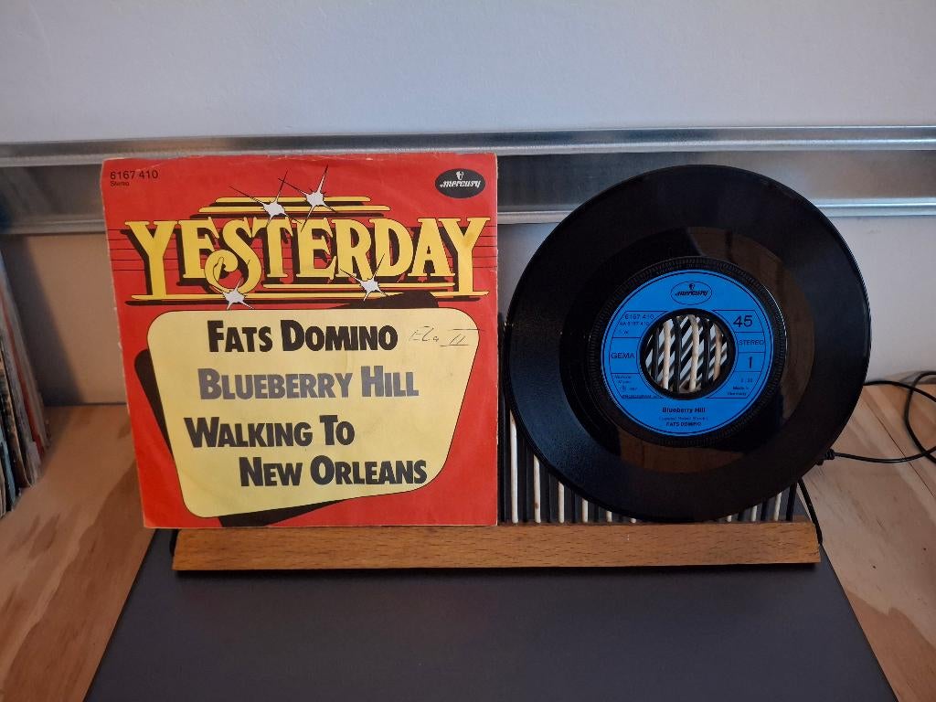 Fats Domino-Blueberry Hill(Live) (134) 2 euro vaste prijs, Cd's en Dvd's, Vinyl Singles, 7 inch, Single, Ophalen of Verzenden
