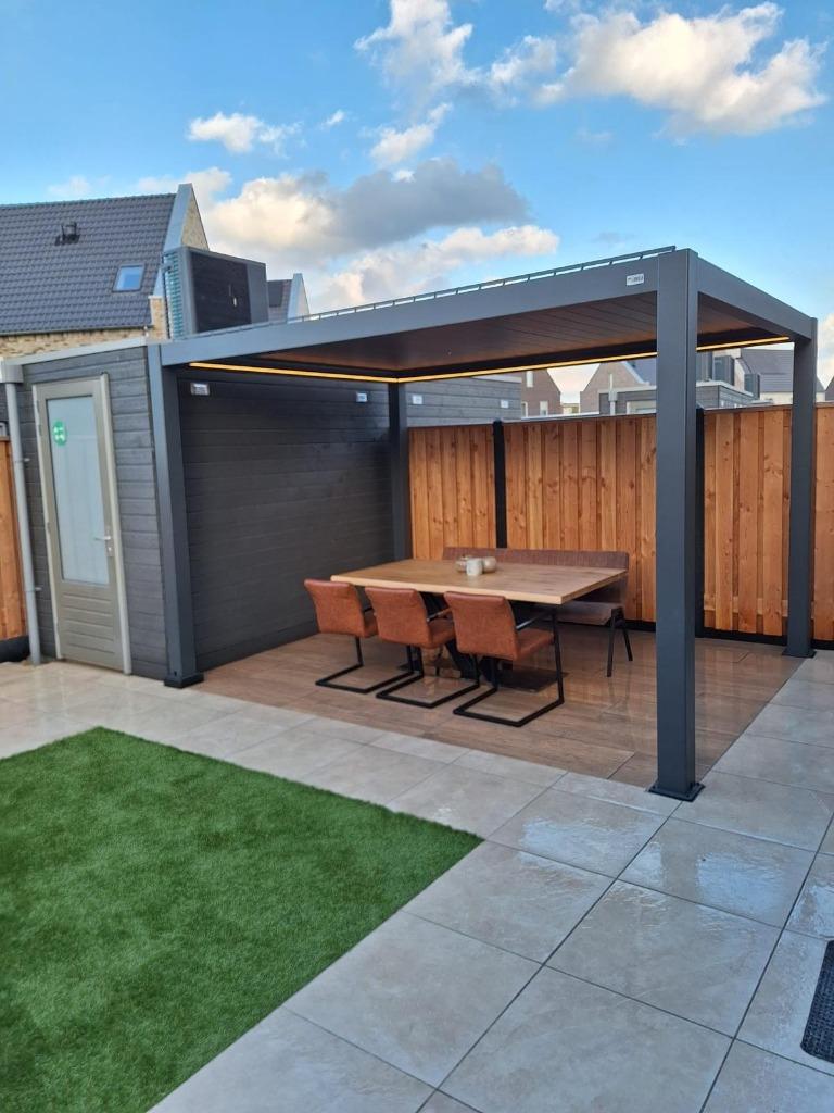 Lamellen overkapping - Op maat - maatwerk - Elektrisch, Tuin en Terras, Overkappingen, 7641LG, Wetering 5, Wierden, Lamella, Nieuw
