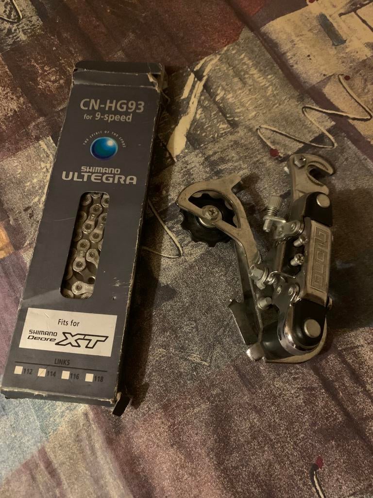 Shimano Ultegra Derailleur + Ketting nieuw., Ophalen of Verzenden, Gebruikt, Derailleur of Ketting