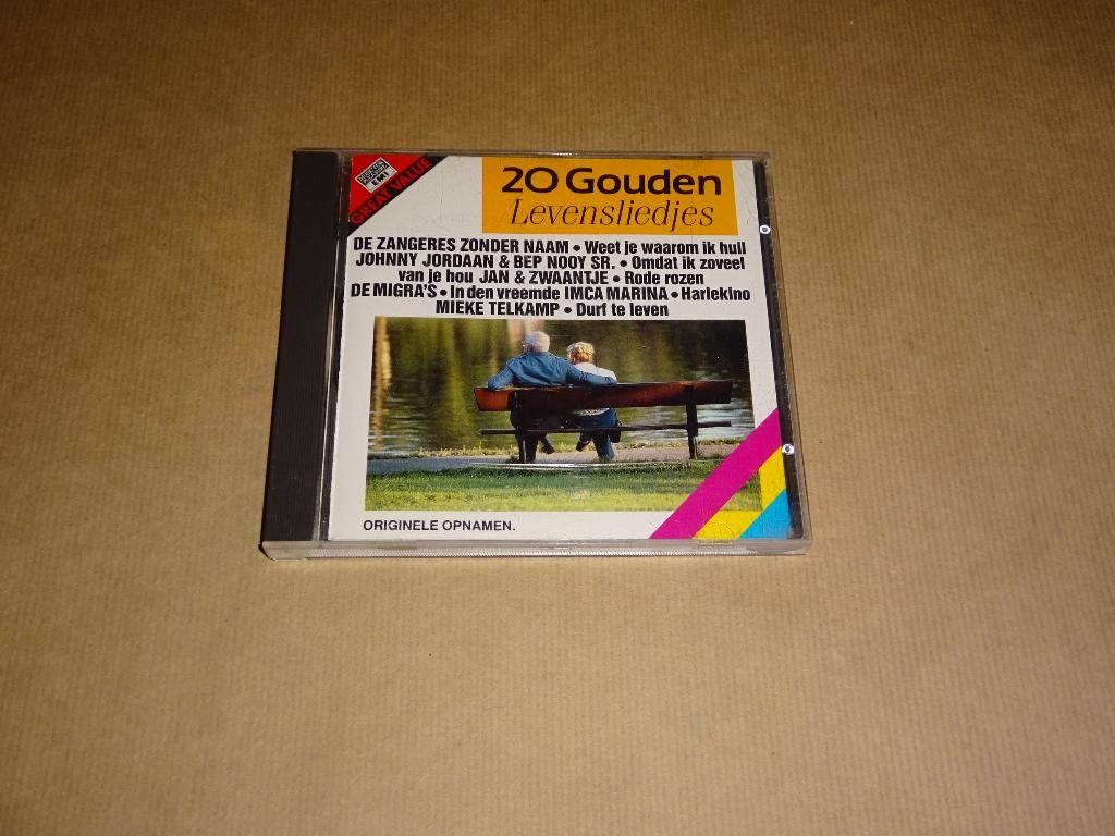 CD 20 Gouden Levensliedjes, Ophalen of Verzenden, Zo goed als nieuw, Levenslied of Smartlap