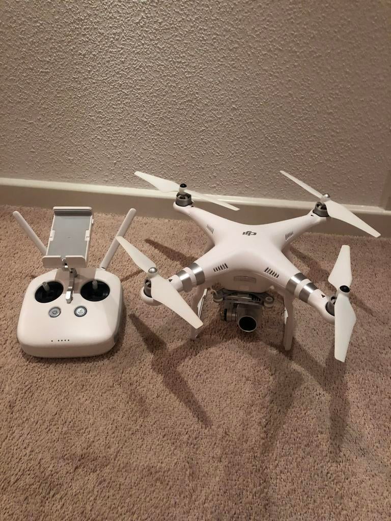 Dji phantom 3 Advanced met opberg koffer en kapotte camera, Audio, Tv en Foto, Drones, Gebruikt, Professionele drone, Topkwaliteit