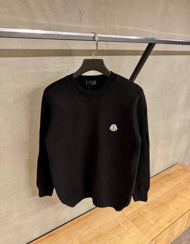 Moncler trui wol, Kleding | Heren, Ophalen of Verzenden, Zo goed als nieuw, Zwart