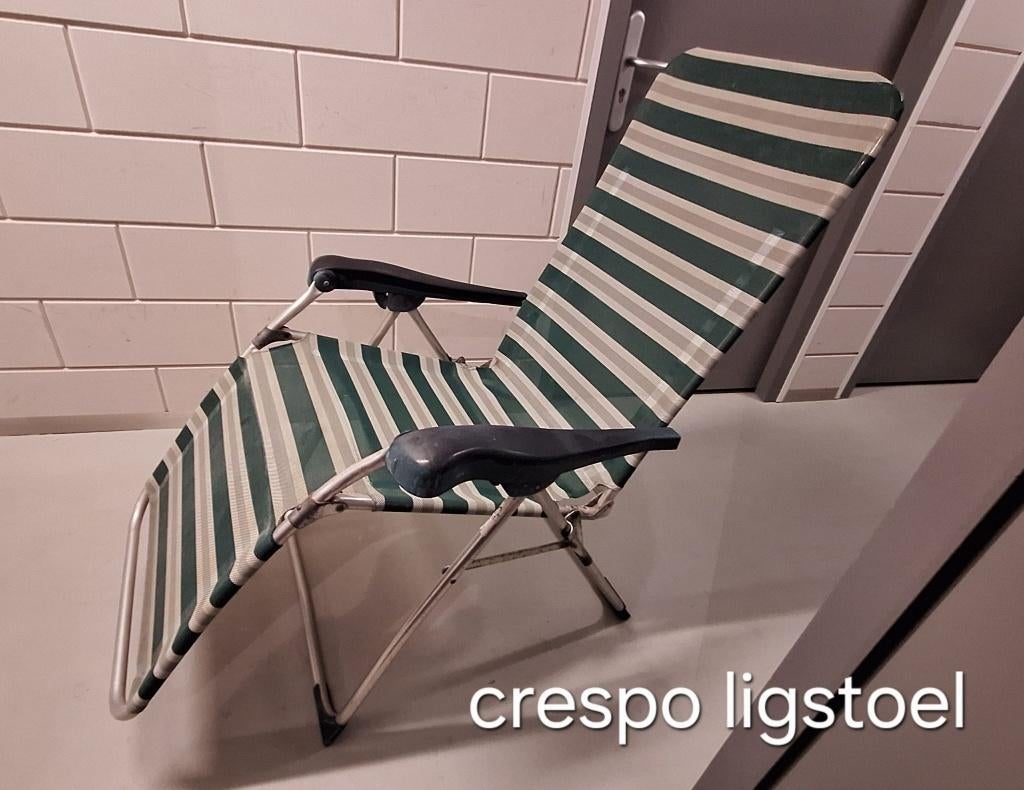 Relax tuinstoel, Tuin en Terras, Ophalen, Gebruikt, Aluminium, Verstelbaar