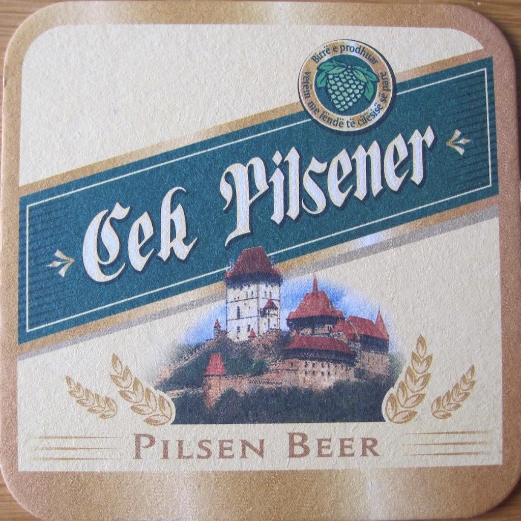 Pilsen beer - Csek pilsener - Tsjechies bier, Ophalen of Verzenden, Zo goed als nieuw, Viltje(s), Overige merken