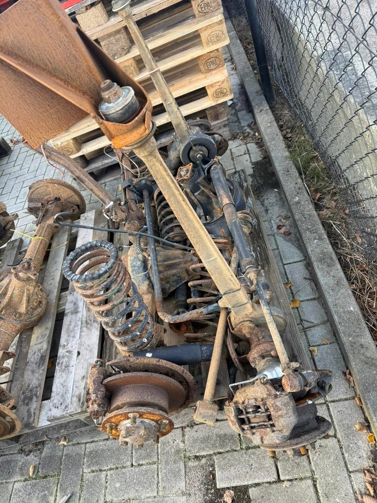 Land rover vooras / achteras, Ophalen, Gebruikt, Land Rover