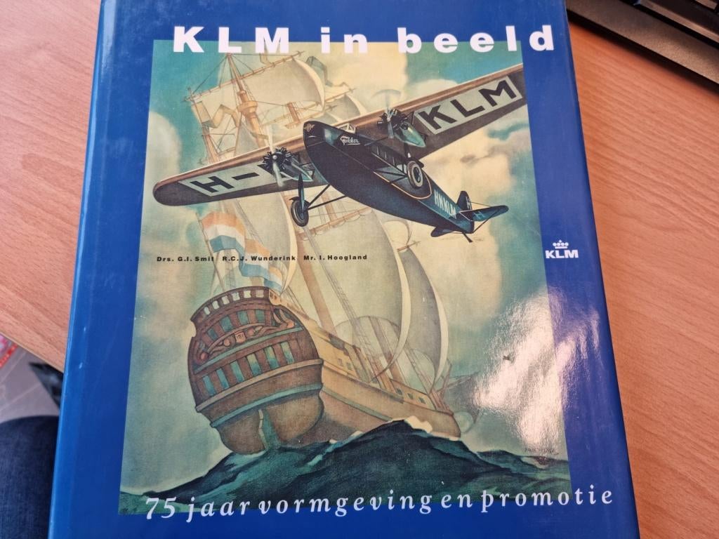 KLM in beeld, 75 jaar vormgeving en promotie, Ophalen of Verzenden, Gebruikt, Boek of Tijdschrift