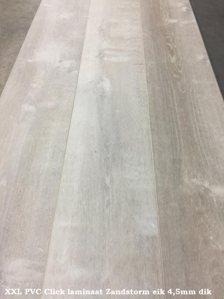 XL PVC Click Laminaat Zandstorm Eik 4,5mm dikte AC-5, Pvc click XL plank, 75 m² of meer, Nieuw, Ophalen of Verzenden