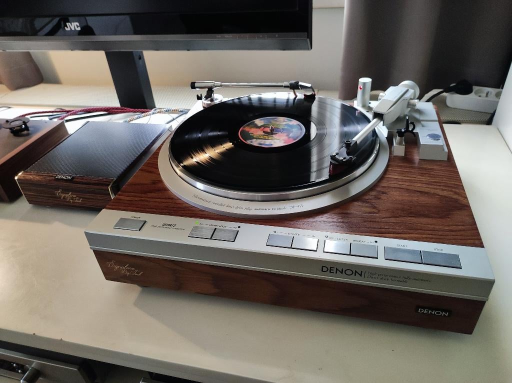 DENON DP-47F gereviseerde draaitafel van topklasse, Audio, Tv en Foto, Platenspelers, Automatisch, Zo goed als nieuw, Platenspeler