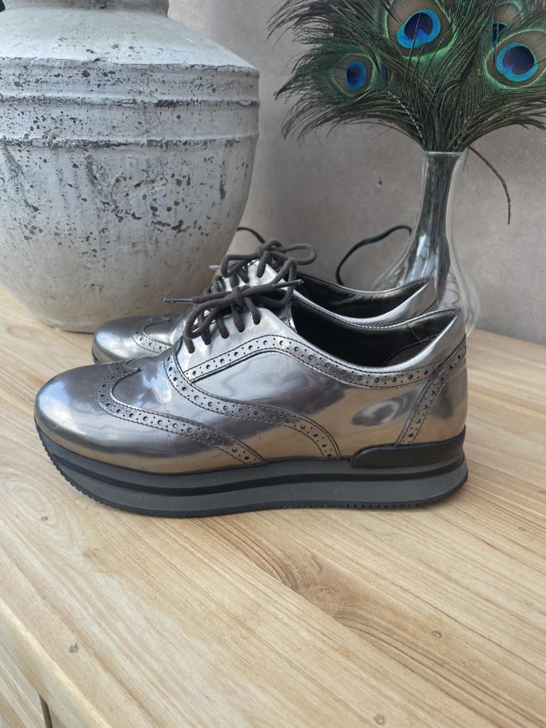Hogan Metallic schoenen, Kleding | Dames, Schoenen, Schoenen met lage hakken, Overige kleuren, Verzenden, Nieuw