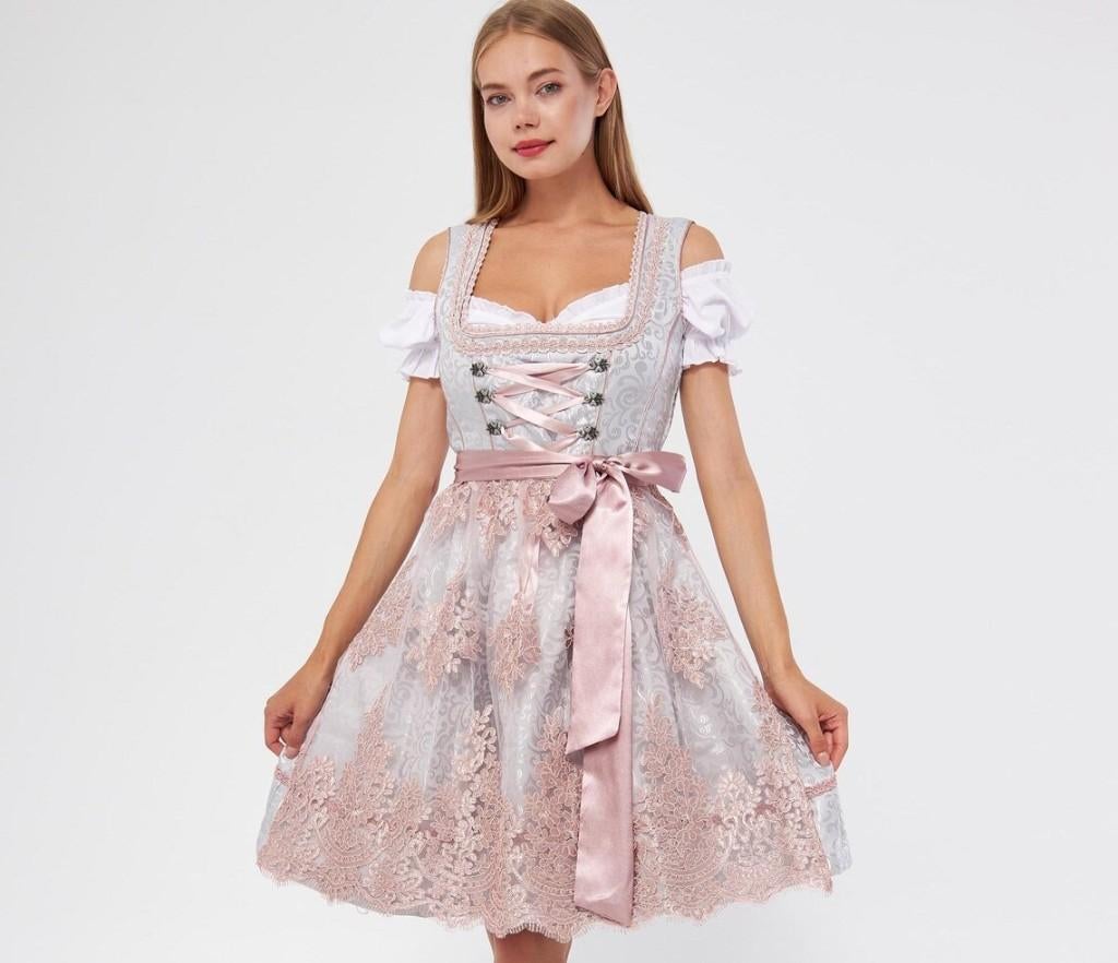 Echte dirndl 3-delig maat 34 tm 50, Carnaval, Maat 42/44 (L), Nieuw, Ophalen of Verzenden