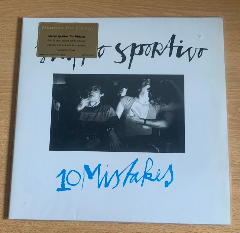 Gruppo Sportivo 10 Mistakes NIEUW IN FOLIE!, Cd's en Dvd's, Vinyl | Rock, Ophalen of Verzenden, Nieuw in verpakking, 10 inch, Poprock