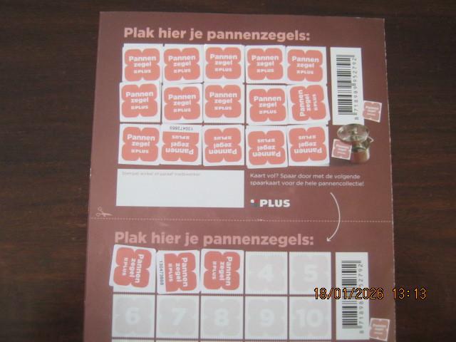 Pannenzegels 18 stuks van de Plus inleveren tot 17 Febr.26, Plus, Ophalen of Verzenden
