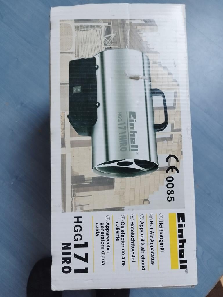 Einhell HGG 171 NIRO Warmtekanon - 17 kW, Doe-het-zelf en Verbouw, Verwarming en Radiatoren, Ophalen, Minder dan 30 cm, Minder dan 60 cm
