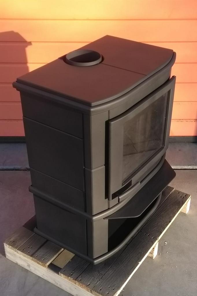!! demo model ALTECH GRANDE NOBLES DEPOT 3/11 KW met aslip !, Ophalen, Houtkachel, Zo goed als nieuw, Vrijstaand
