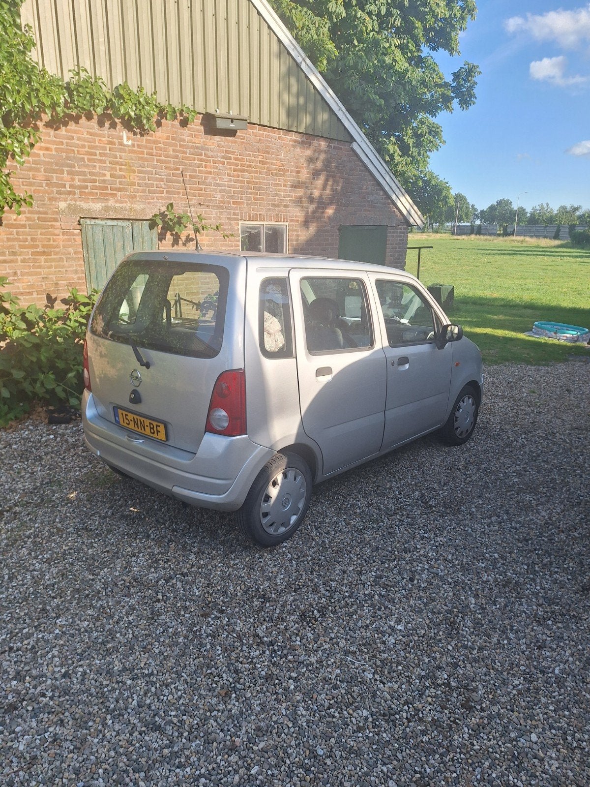Opel Agila 1.0 2003 Grijs, Auto's, Opel, Voorwielaandrijving, 31 €/maand, Origineel Nederlands, Handgeschakeld